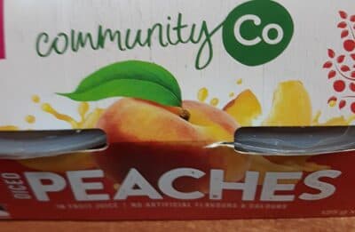 Diced Peaches