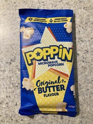 Microwave Popcorn Original Butter Flavour