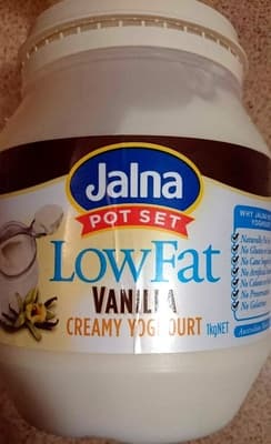 Creamy yohhourt - low fat Vanilla