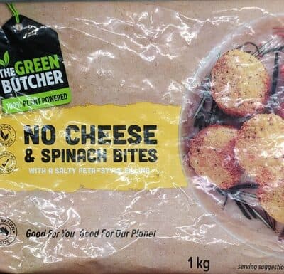 No cheese and spinach bites