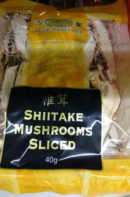 Dried Shitake Mushrooms Sliced
