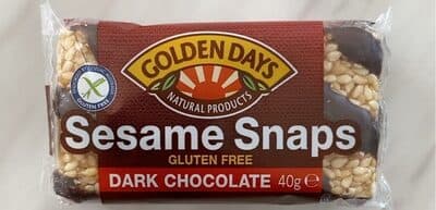 Sesame Snaps Dark Chocolate