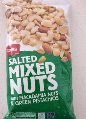 Coles Salted Mixed Nuts