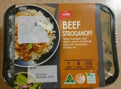 Beef stroganoff