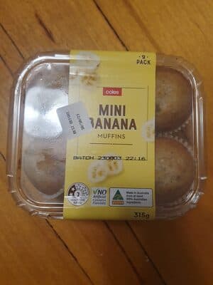Banana Mini Muffins