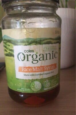 Organic Rice Malt Syrup