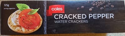 Cracked Pepper Water Crackers