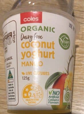 Coconut yoghurt Mango