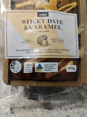 Sticky Date & Caramel Loaf Cake