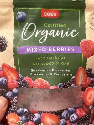 coles certified organic
