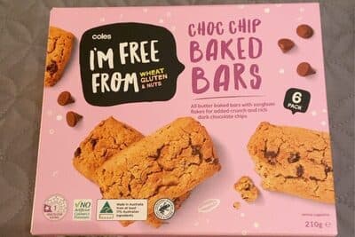 Choc Chip Baked Bars