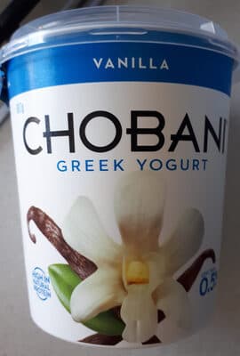 Chobani Greek Yogurt Vanilla