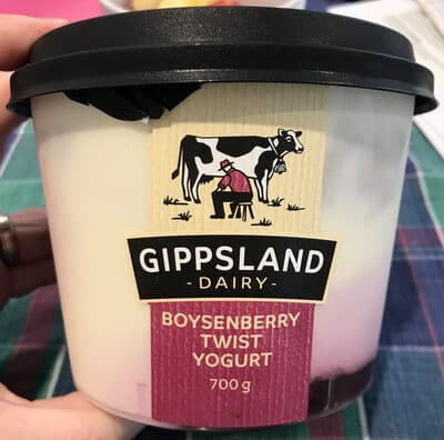 Boysenberry Twist Yogurt