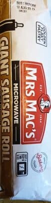 Microwave Giant Sausage Roll
