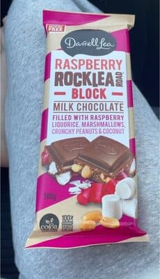 Darrell lea raspberry rocklearoad block