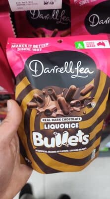 Darrell Lea Bullet D Chocolate