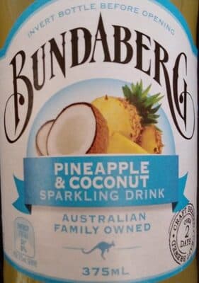 Pineapple & Coconut Sparkling Drink