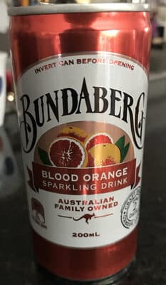 Blood Orange Sparkling Drink
