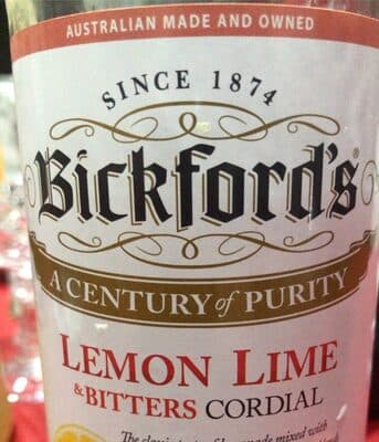Lemon Lime &Bitters cordial