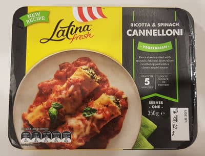 Ricotta & Spinach Cannelloni