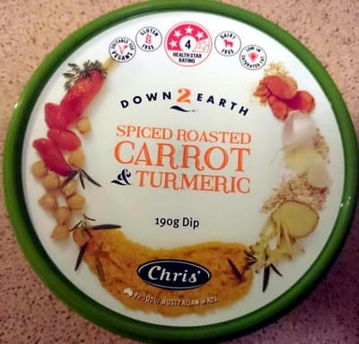 Spiced Roasted Carrot & Turmeric Dip