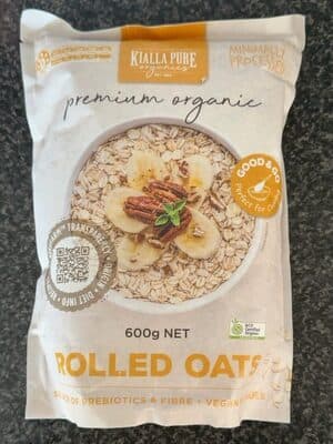 Premium Organic Rolled Oats