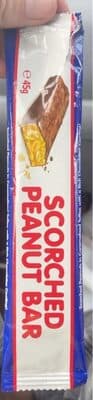 Scorched peanut bar