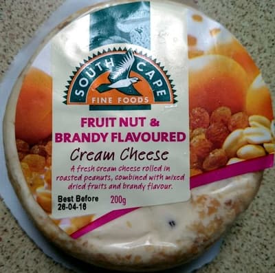 Fruit Nut And Brandy Flavoured Cream Cheese