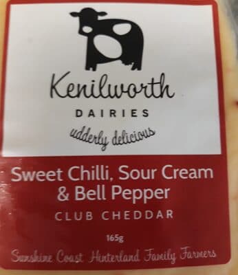 sweet chilli, sour cream & bell pepper club cheddar