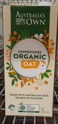 Organic Oat Unsweetened