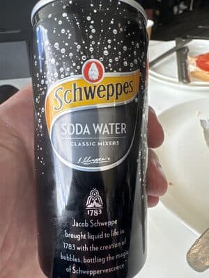 Schweppes soda water