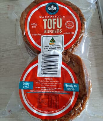 Macrobiotic Tofu Burgers