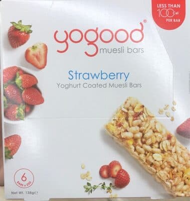 Strawberry Yoghurt Coated Muesli bars