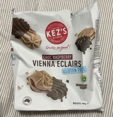 Choc Raspberry Vienna Eclairs