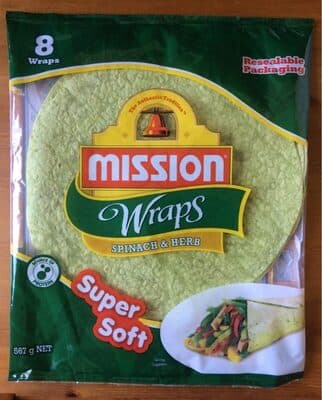 Wraps Spinach & Herbs