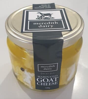 Marinated goat cheese