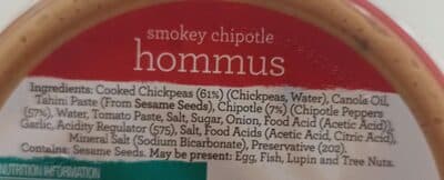 Smokey Chipotle Hommus