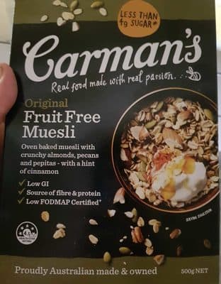 Original Fruit Free Muesli