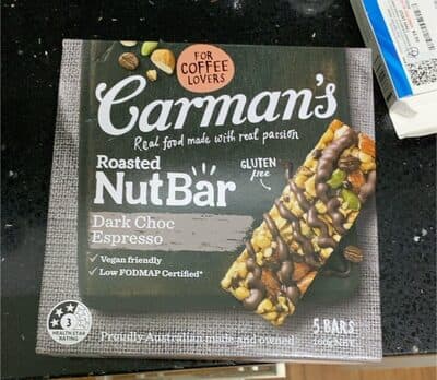 Roasted nut bar
