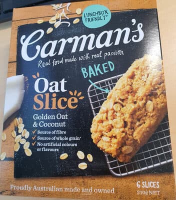 Oat Slice - Golden Oat and Coconut