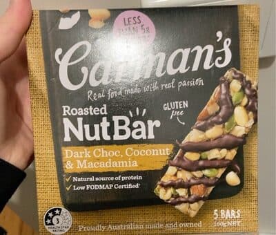 Dark Choc, Coconut & Macadamia NutBar
