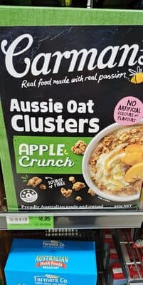 Aussie Oat Clusters Apple Crunch