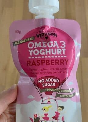Omega 3 yoghurt raspberry