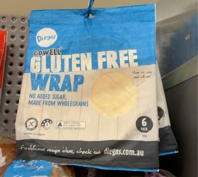 Go well gluten free wrap