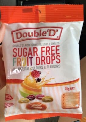 Sugar free fruit drops