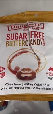 Sugar free butter candy