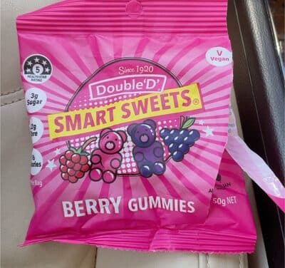 Double D Smart Sweets berry gummies
