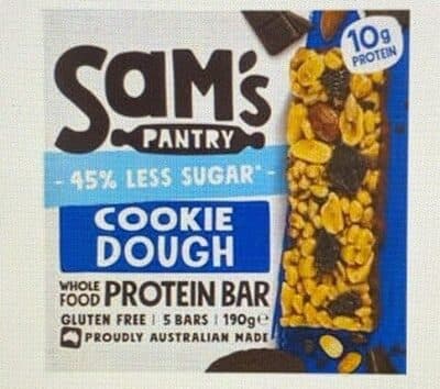 Cookie Dough Low Sugar Protein Bars