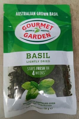 Lightly dried Basil