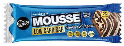 Mousse Low Carb Bar Cookies & Cream